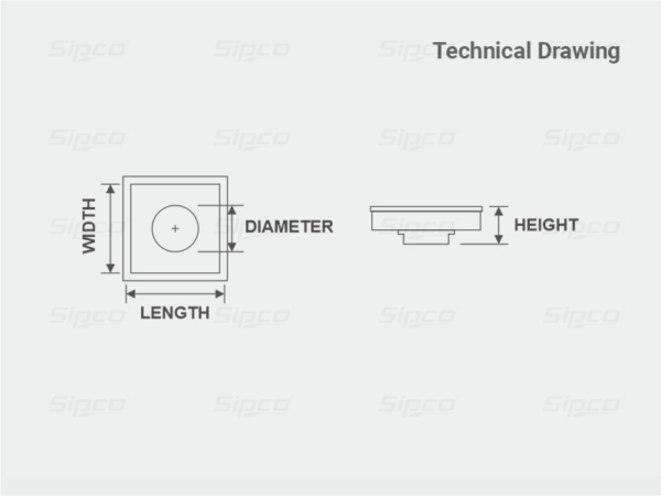 TILE INSERT Reversible Floor Drainer - Image 5