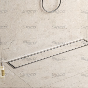TILE INSERT WITH COLLAR Reversible Shower Drainer