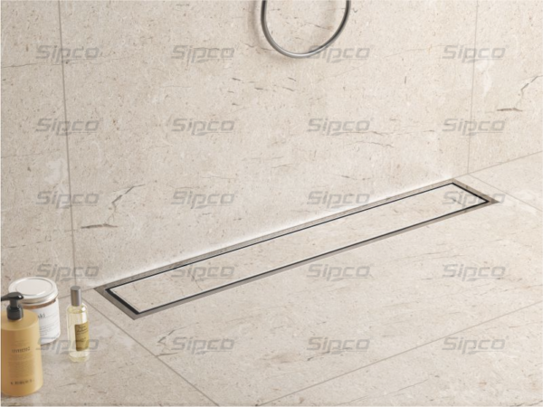 TILE INSERT WITH COLLAR Reversible Shower Drainer